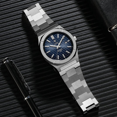 CADISEN Diver Uhr Retro Luxury Sapphire