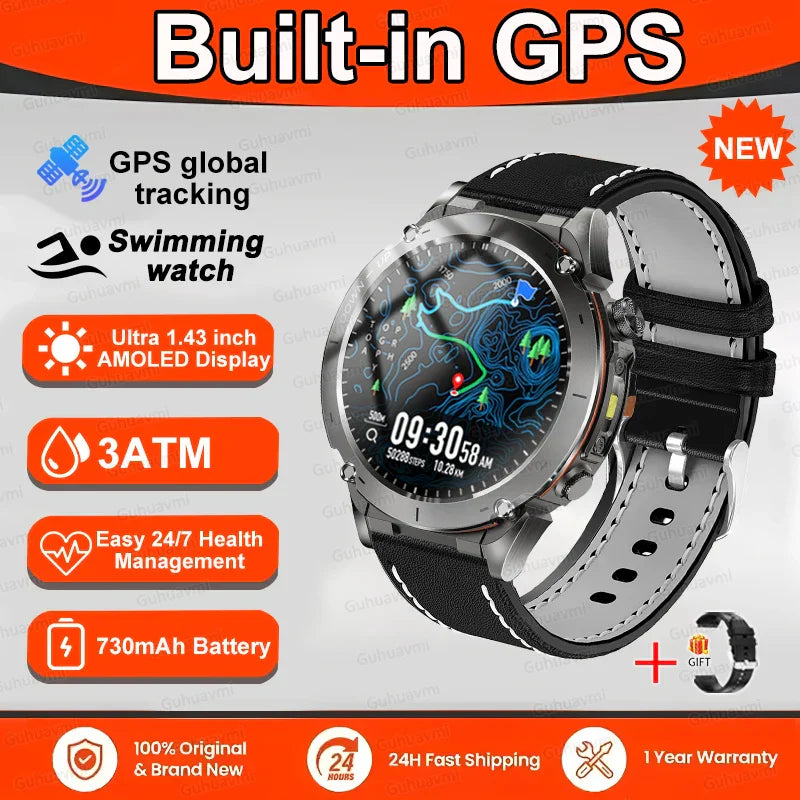 New T-Rex 3 GPS Smart Uhr