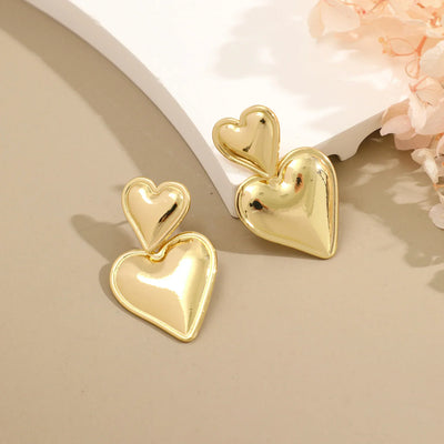Simple French Style Geometric Earrings Fashion Luxurious Drop Earring Daily Party Vacations Jewelry Gifts 2025