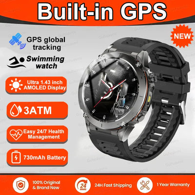 New T-Rex 3 GPS Smart Uhr