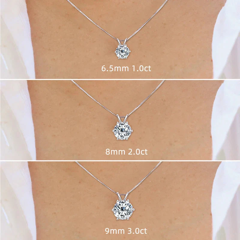 Eternal Glow Moissanite-Anhänger