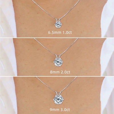 Eternal Glow Moissanite-Anhänger