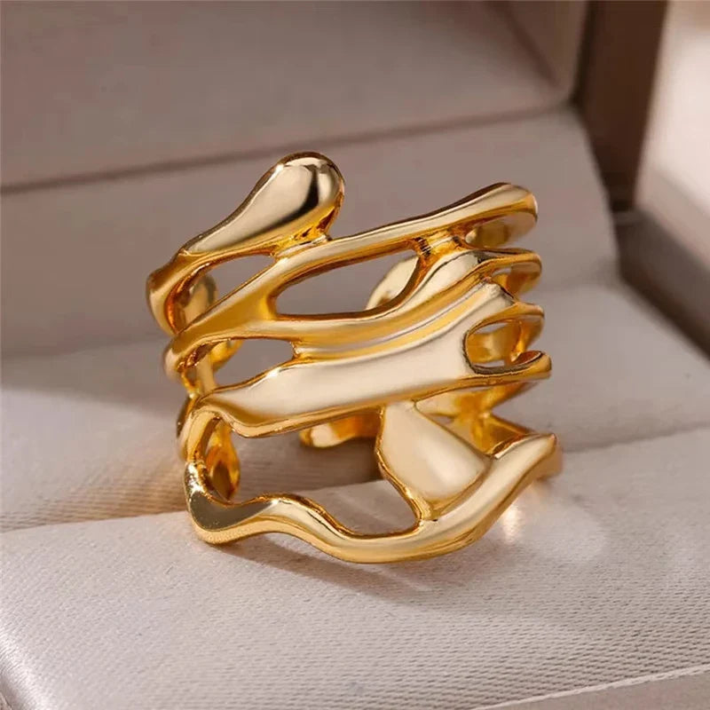 Goldene Statement-Ringe – Elegante Vielfalt für jeden Stil