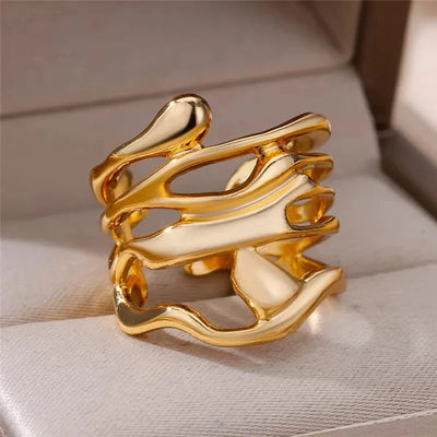 Goldene Statement-Ringe – Elegante Vielfalt für jeden Stil