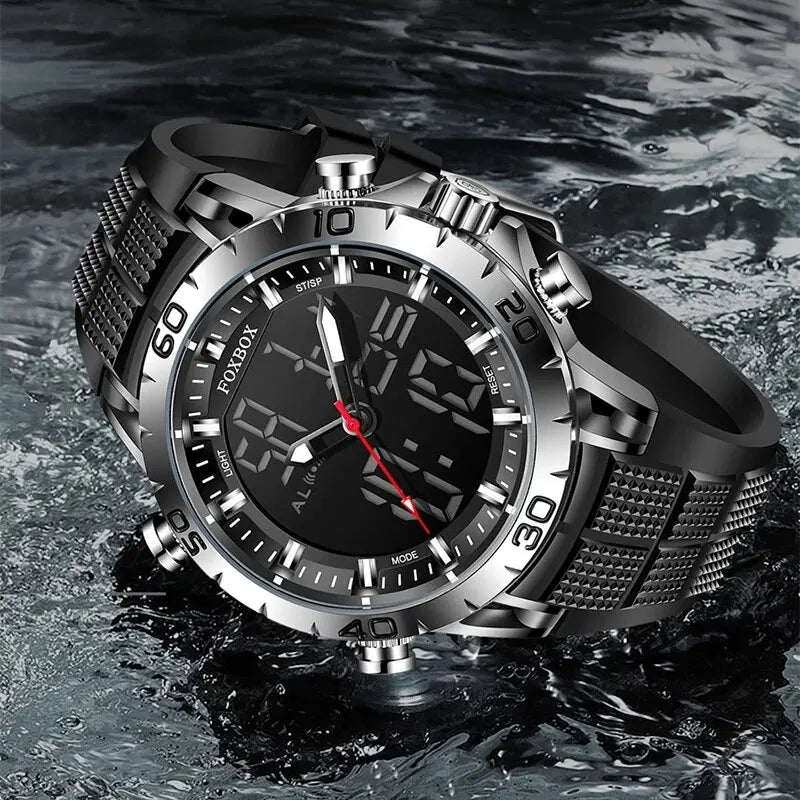 FOXBOX Men Uhr Sport Top Brand