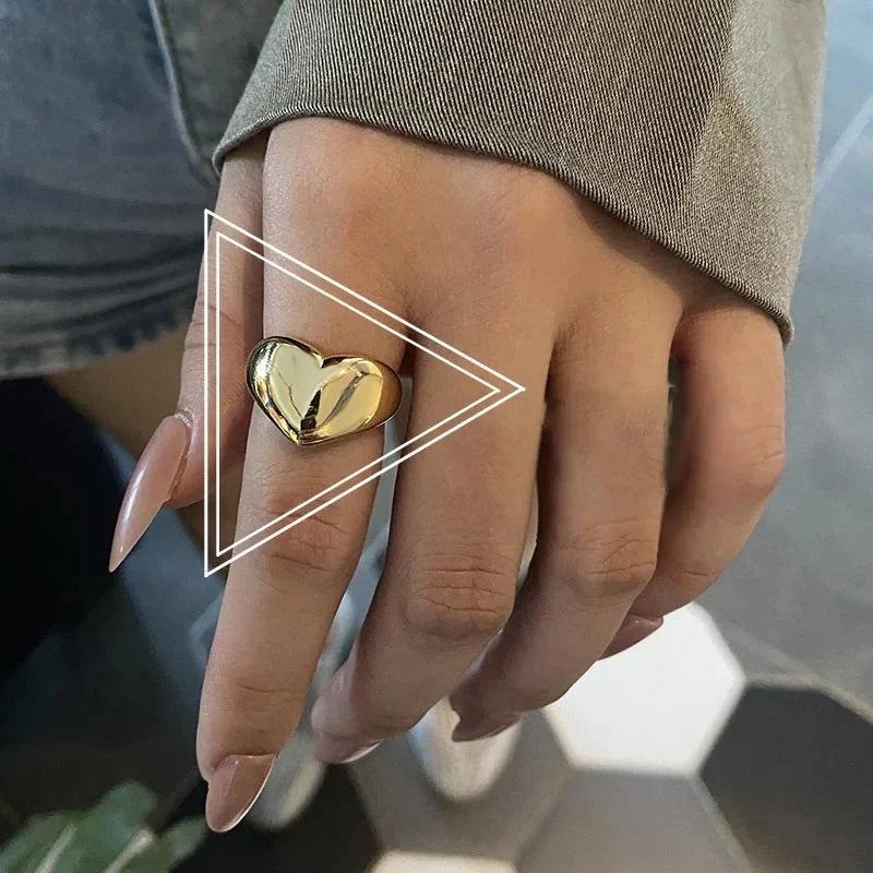 Doppelte Herz-Ringe – Modernes Design für Romantiker