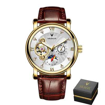 SKROX Moon Phase Tourbillon Automatic Clockwork