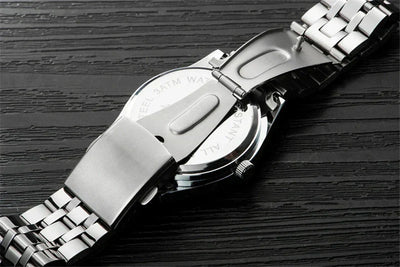 Luxus Herren-Armbanduhr 2022 – Edelstahlband, Wasserdicht, Business Uhren für Männer | Relogio Masculino
