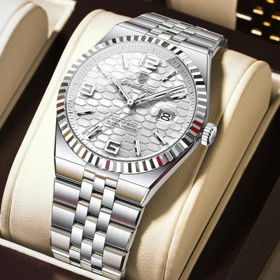 POEDAGAR High Quality Original Men Clock