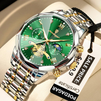 POEDAGAR Luxury Men Uhr Top Original