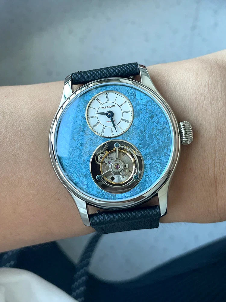 Merkur 100% Tourbillon Uhr Men High