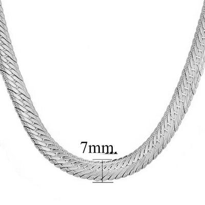 Hip Hop Goldkette für Herren – 8mm Curb Design