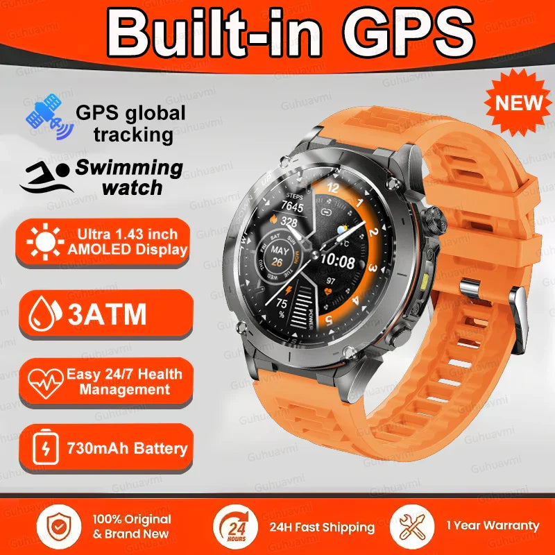 New T-Rex 3 GPS Smart Uhr