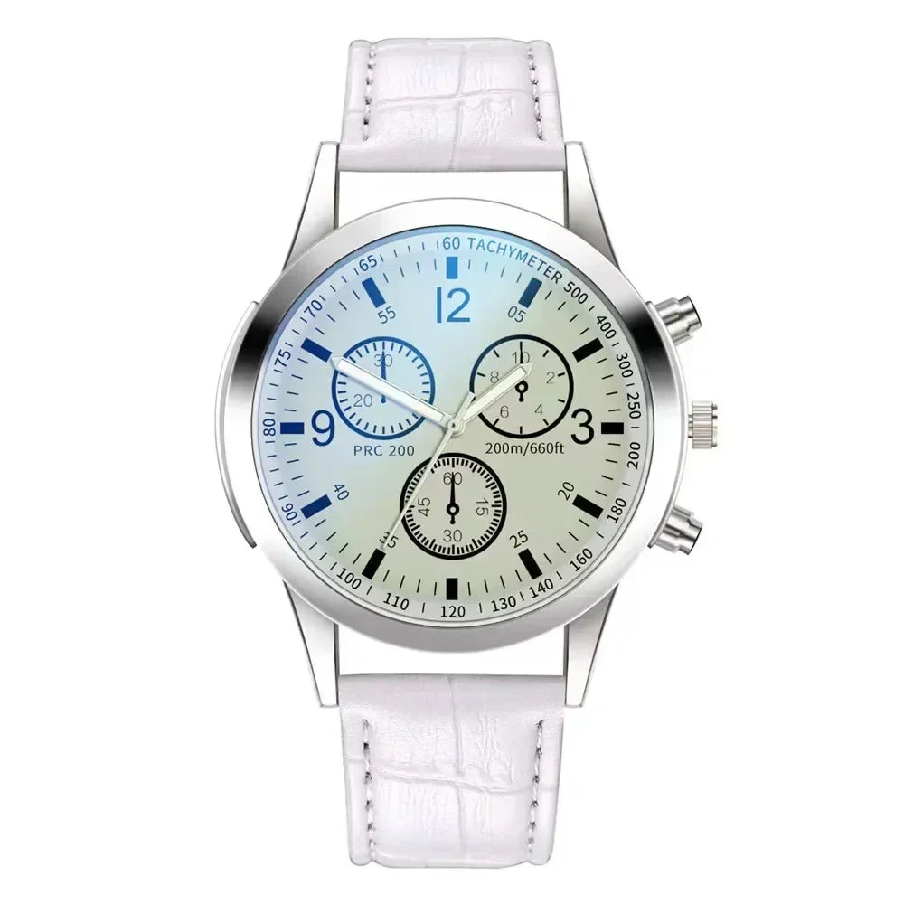 Quarz-Armbanduhr für Herren – Retro Design, Wolframstahl, Keine Wasserdichtigkeit