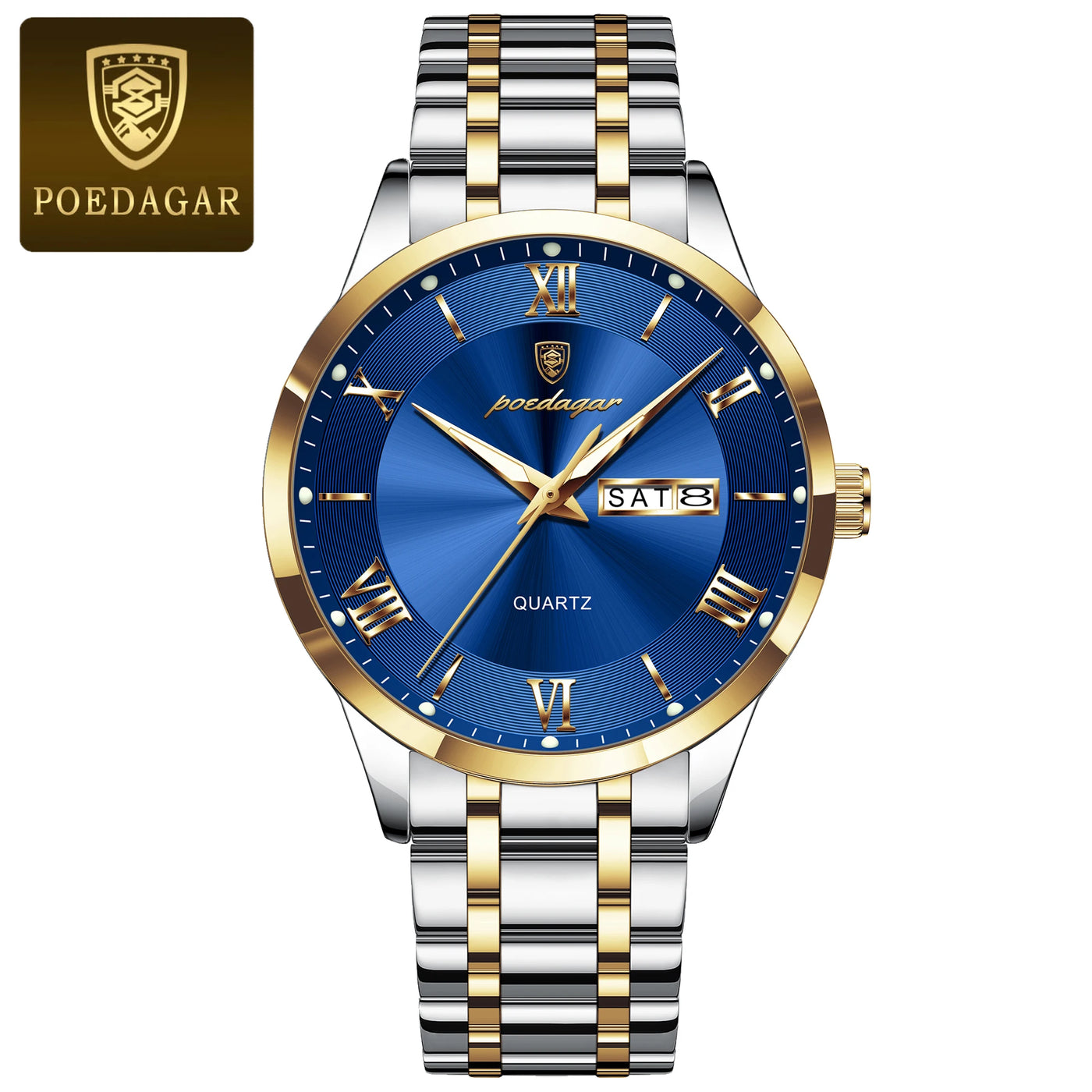 Kristall-Elegance Herrenuhr