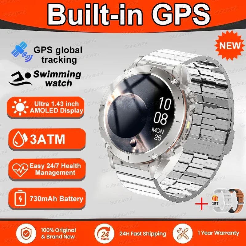 New T-Rex 3 GPS Smart Uhr